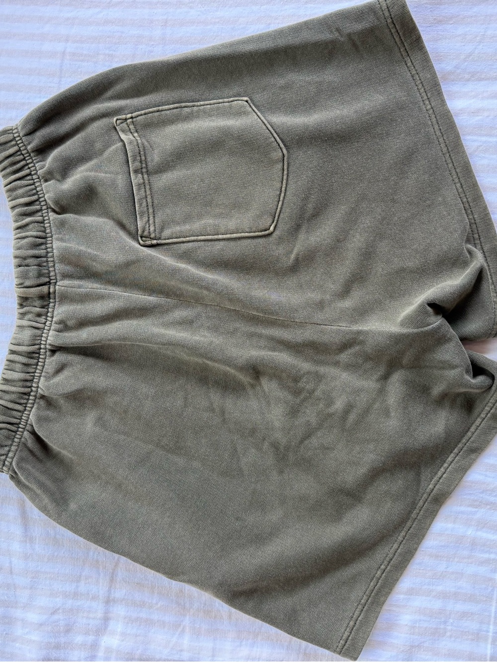 Elwood Core Sweat Short in Green - 100% Cotton - Picture 3 of 5